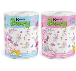 Kartika Papírtörlő 3 rétegű 1 tekercs 200 lap BUNNY