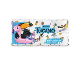 Kartika Toalettpapír 3 rétegű 8 tekercs TUCANO