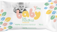 Silky baba törlőkendő Baby Be Natural Premium 72 db