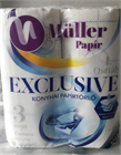 Müller konyhai papírtörlő Exclusive 3 rétegű 2 tekercs