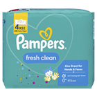 Pampers törlőkendő 4x52 db Fresh Clean