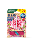 AmbiPur aktív wc gél block 2x45 g rose & lily