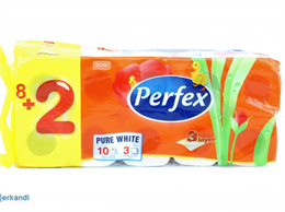 BoniPerfex toalettpapír 3 rétegű 8+2 tekercs