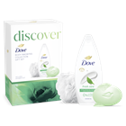 DOVE Discover ajándékcsomag fürdőpamaccsal (tusfürdő&szappan) 2024