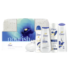DOVE Nourishing Extra ajándékcsomag neszeszerrel (tusfürdő&testápoló&szappan&aerosol&sampon) 2024