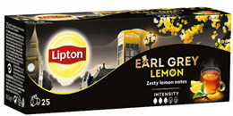 LIPTON fekete tea 25 filter Earl Grey citrom ízű